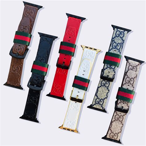 gucci brown watch strap|gucci watch strap for apple.